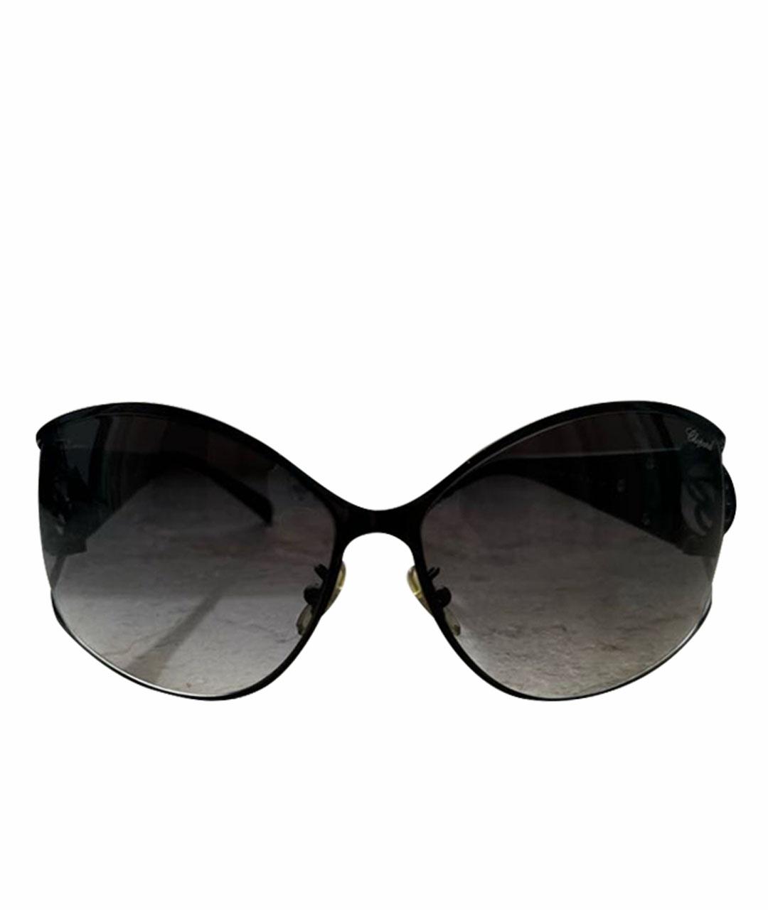 CHOPARD Черные металлические солнцезащитные очки, фото 1