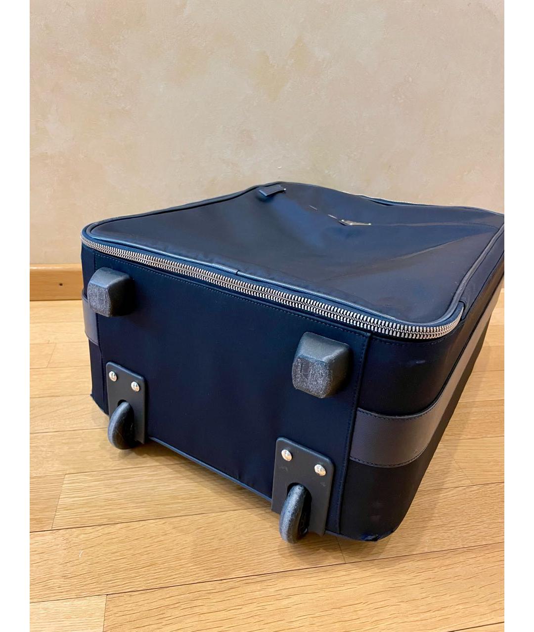 PRADA Темно-синий чемодан, фото 3