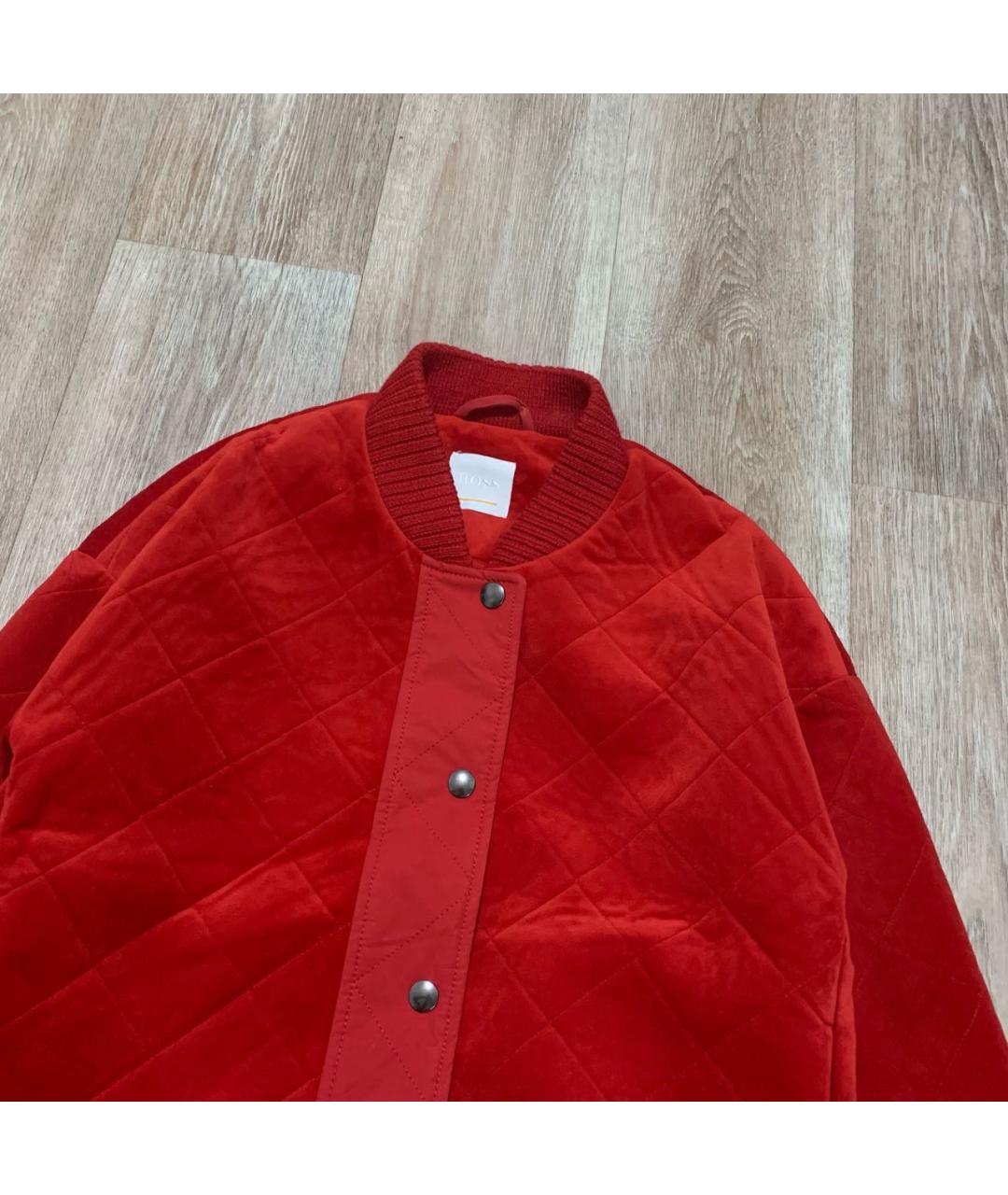 HUGO BOSS Красная полиэстеровая куртка, фото 2