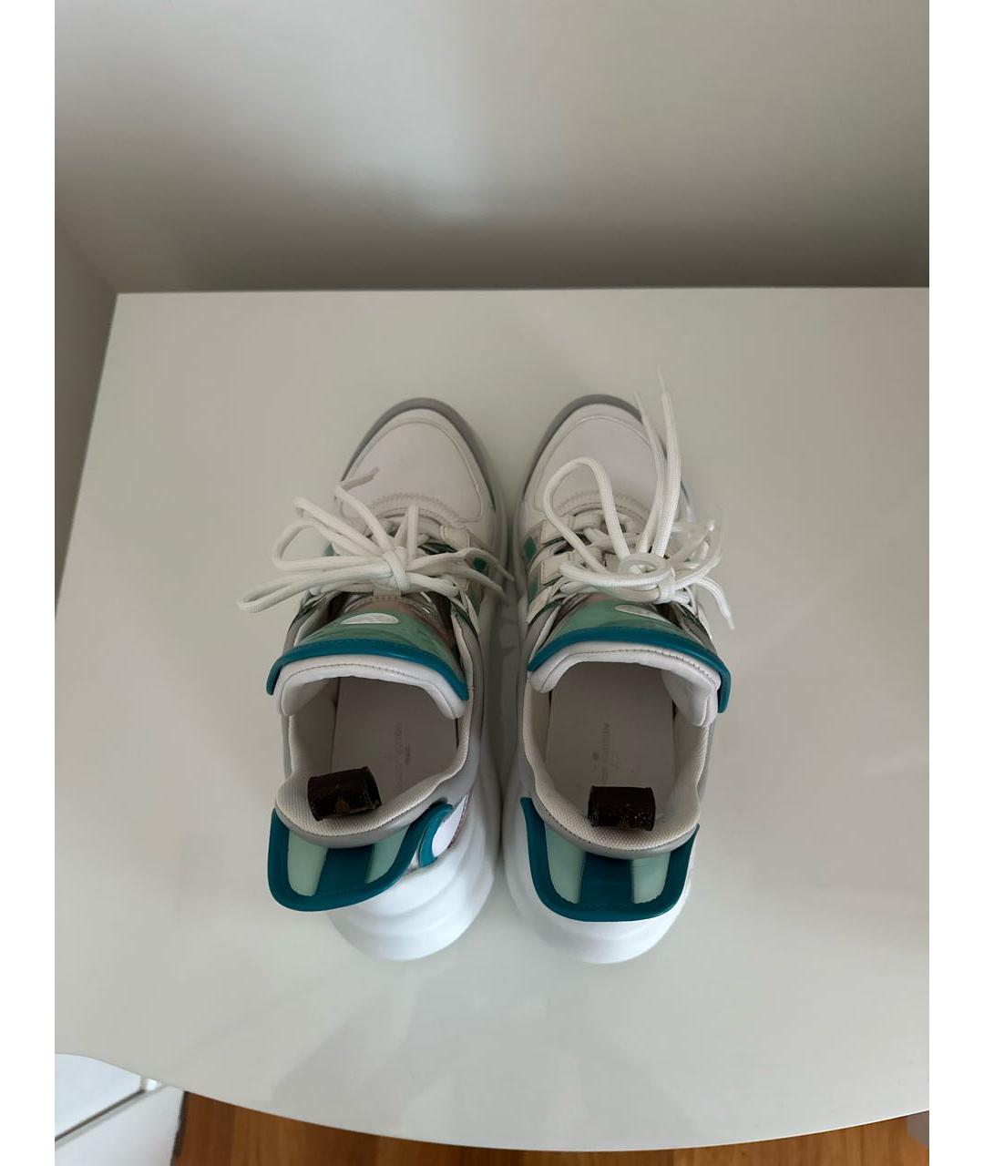 LOUIS VUITTON Белые кроссовки, фото 3