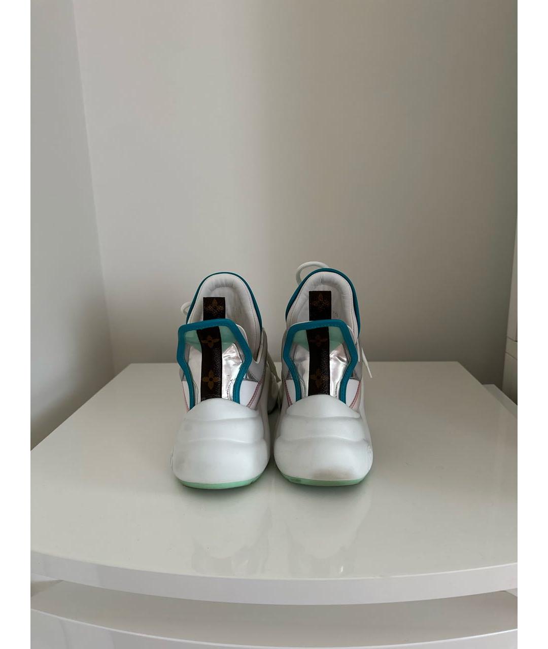 LOUIS VUITTON Белые кроссовки, фото 4