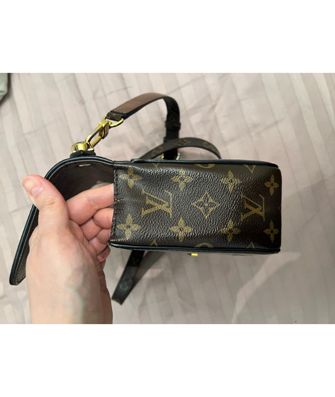 LOUIS VUITTON PRE-OWNED Черная сумка через плечо, фото 4