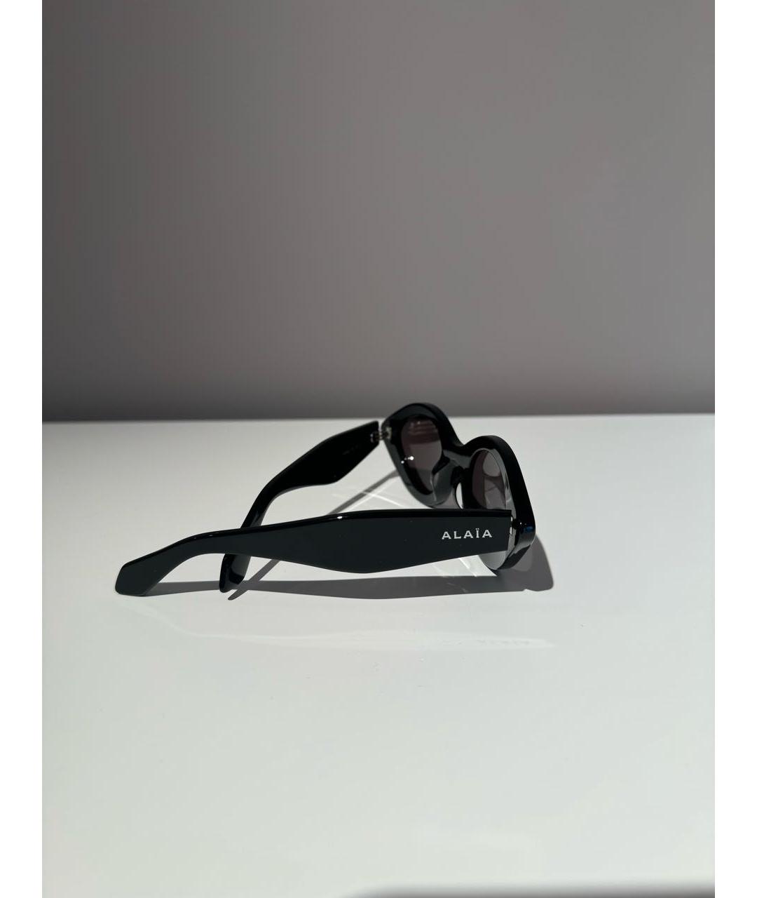 ALAIA Черные пластиковые солнцезащитные очки, фото 2