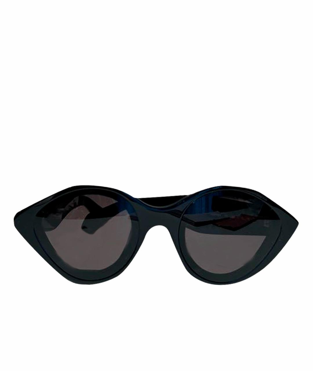 ALAIA Черные пластиковые солнцезащитные очки, фото 1
