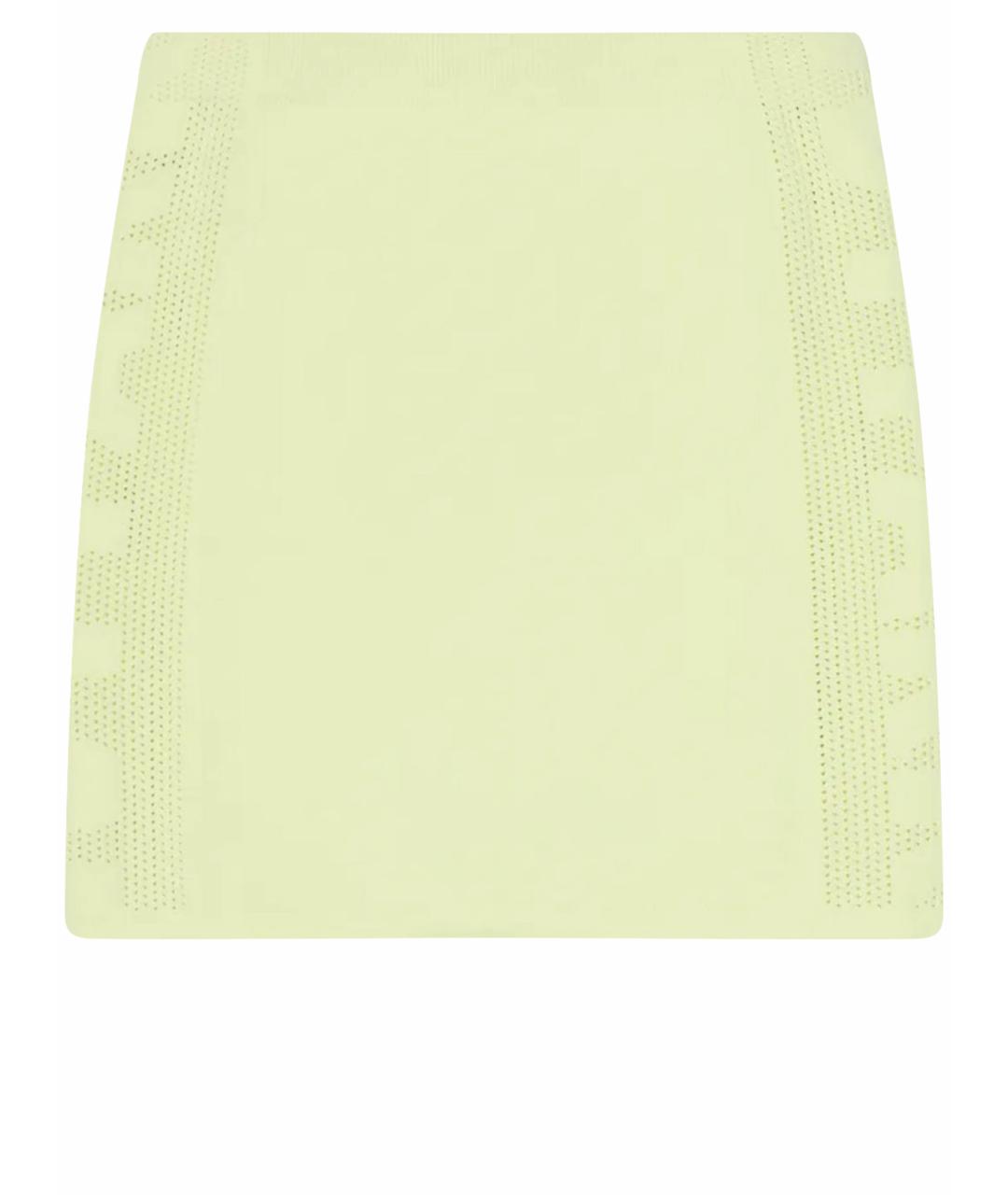 ADIDAS Желтая юбка мини, фото 1