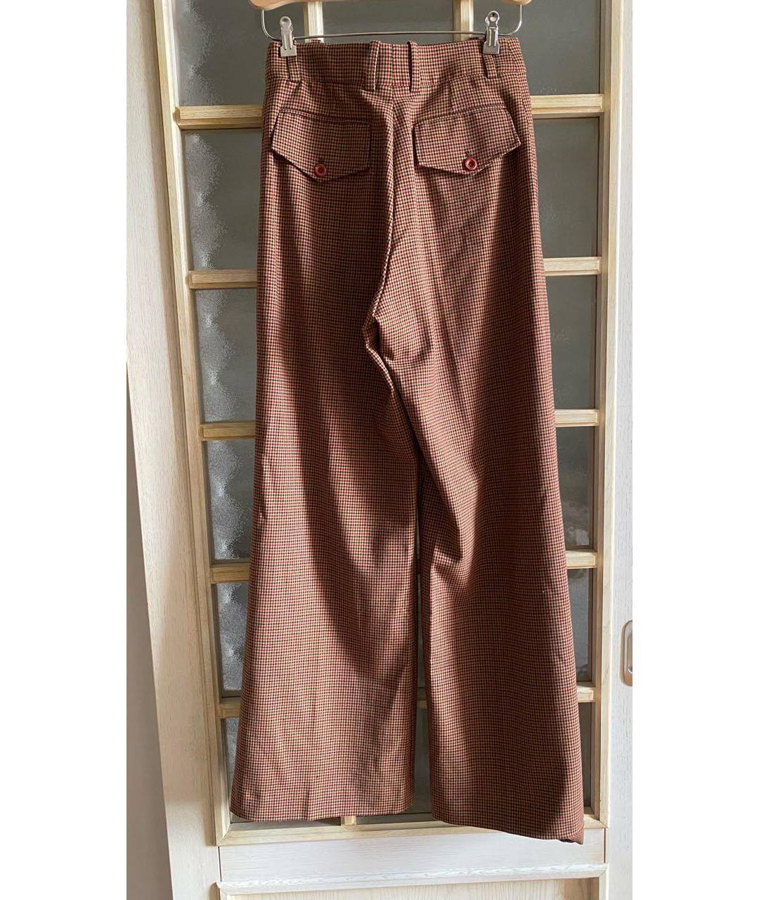 CHLOE Мульти шерстяные брюки широкие, фото 2