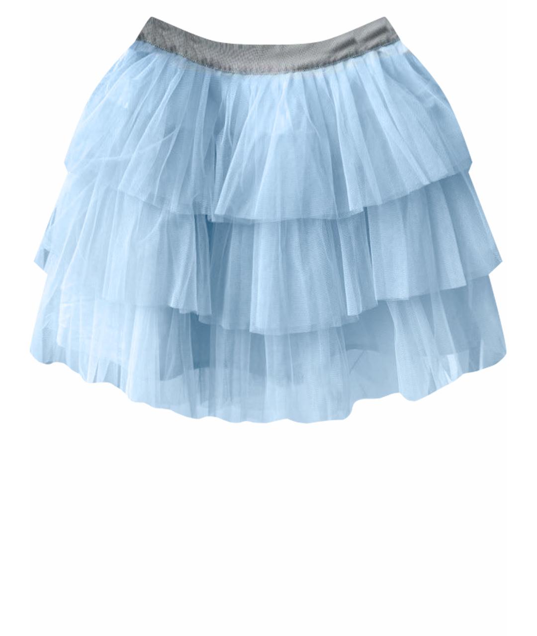 LANVIN Голубая юбка, фото 1