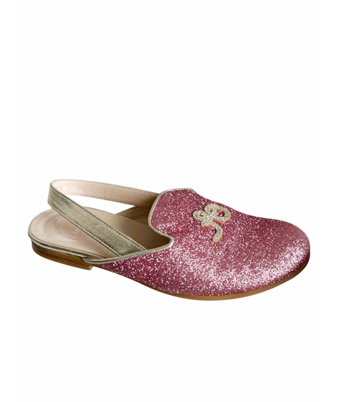 CHRISTIAN DIOR PRE-OWNED Розовые кожаные туфли, фото 1