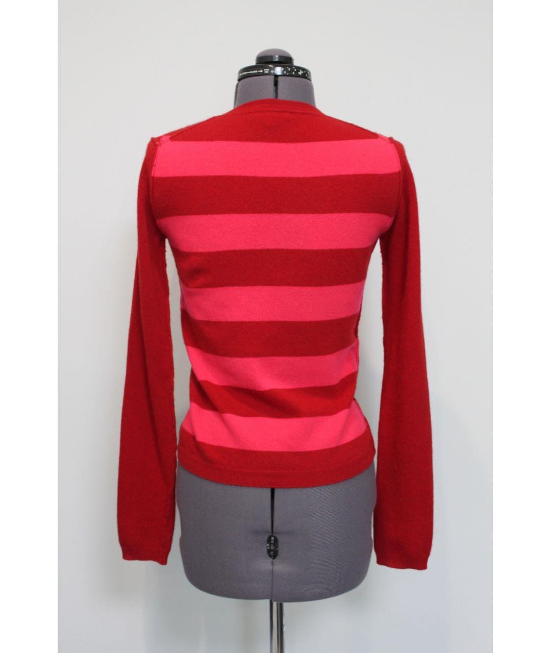 BURBERRY Красный шерстяной джемпер / свитер, фото 3