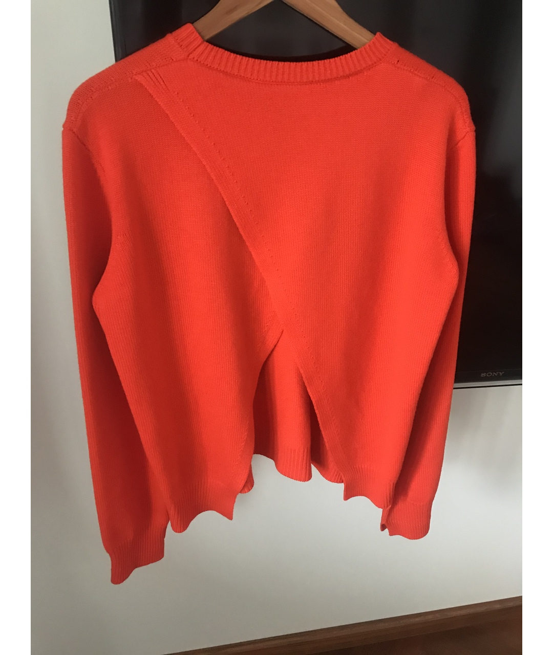 CELINE PRE-OWNED Оранжевый кашемировый джемпер / свитер, фото 2