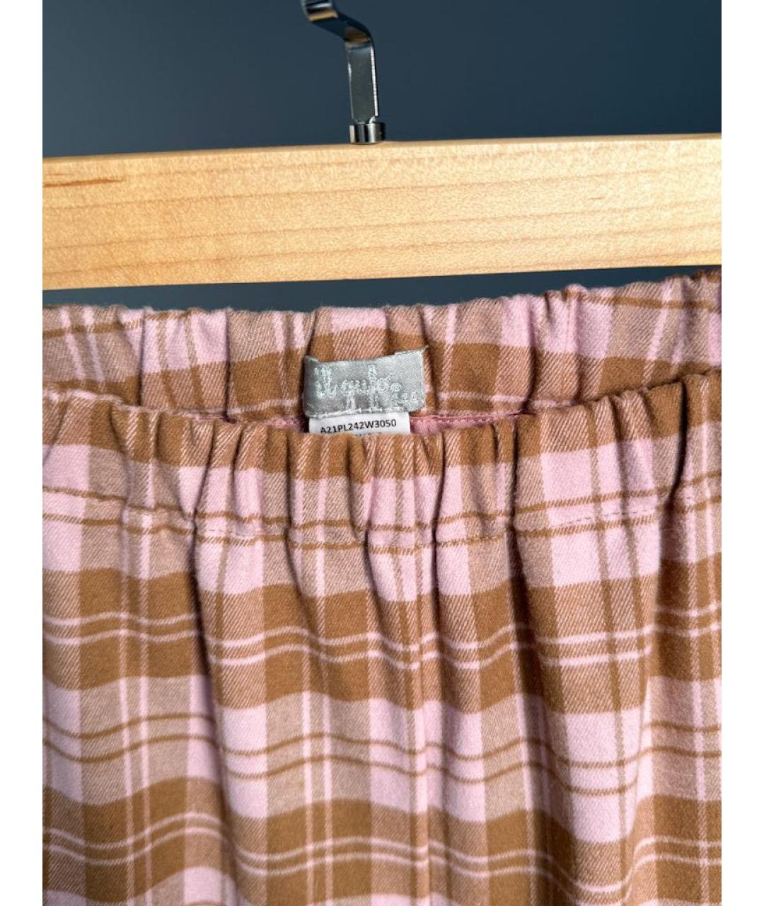 IL GUFO Розовые вискозные брюки и шорты, фото 3