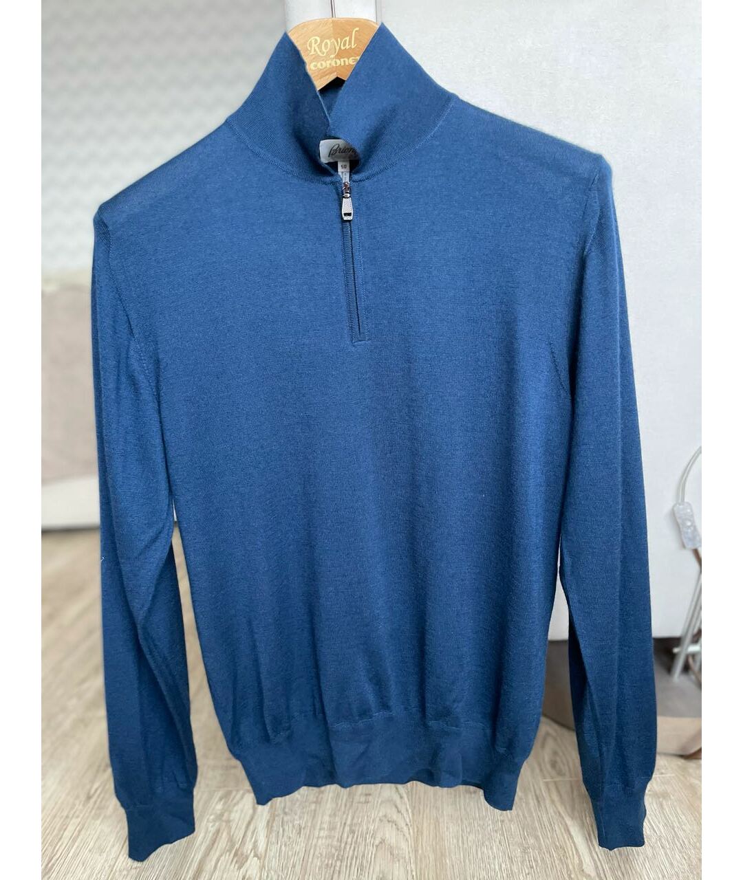 BRIONI Синий кашемировый джемпер / свитер, фото 5