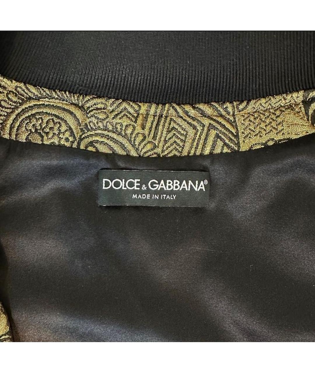 DOLCE&GABBANA Золотой жакет/пиджак, фото 4