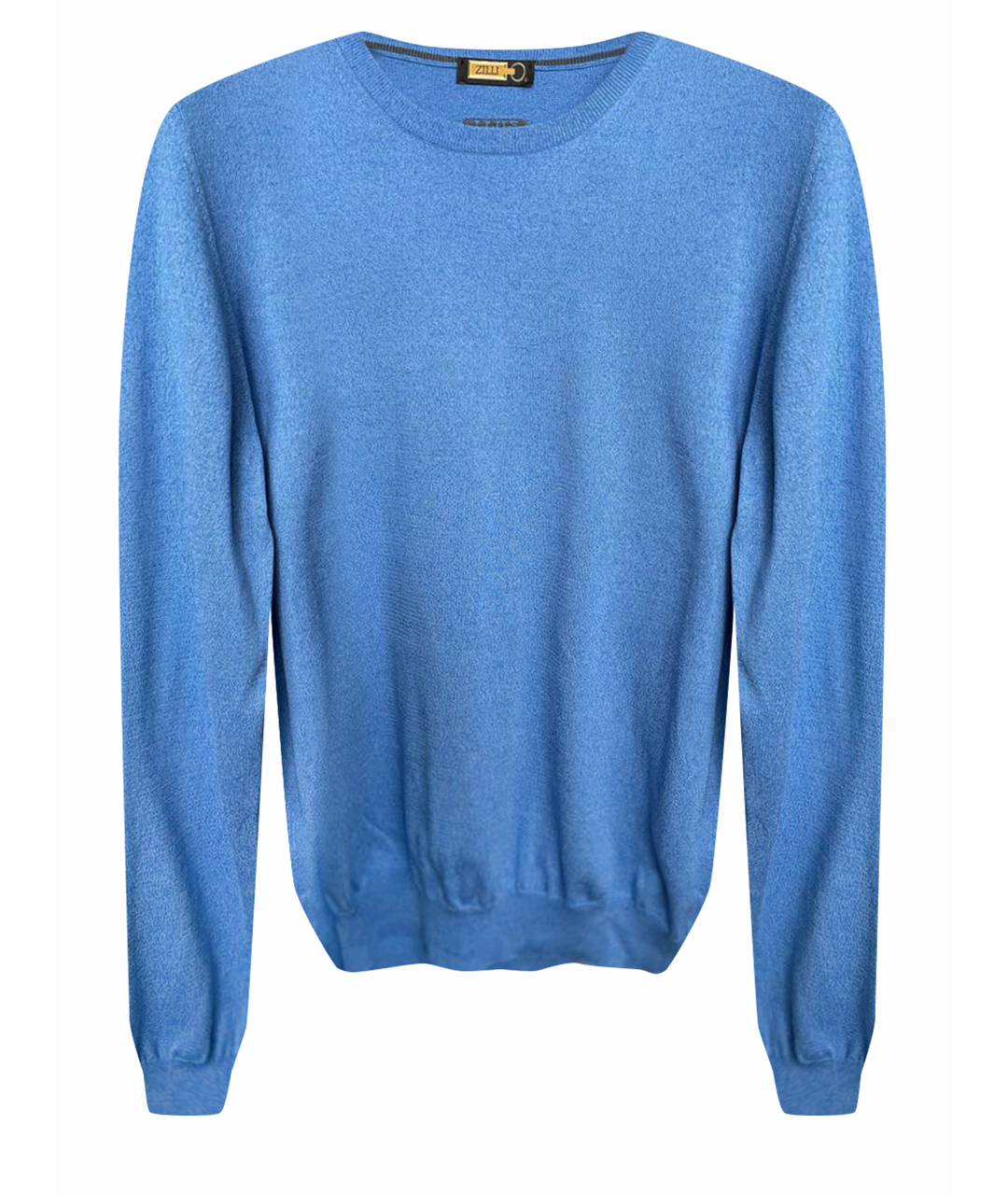 ZILLI Голубой шелковый джемпер / свитер, фото 1