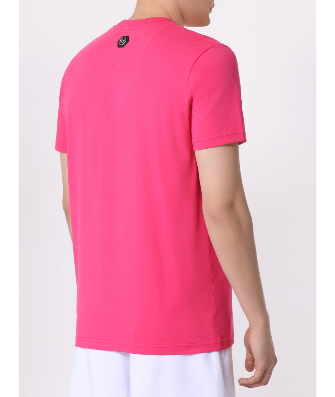 PHILIPP PLEIN Розовая футболка, фото 3