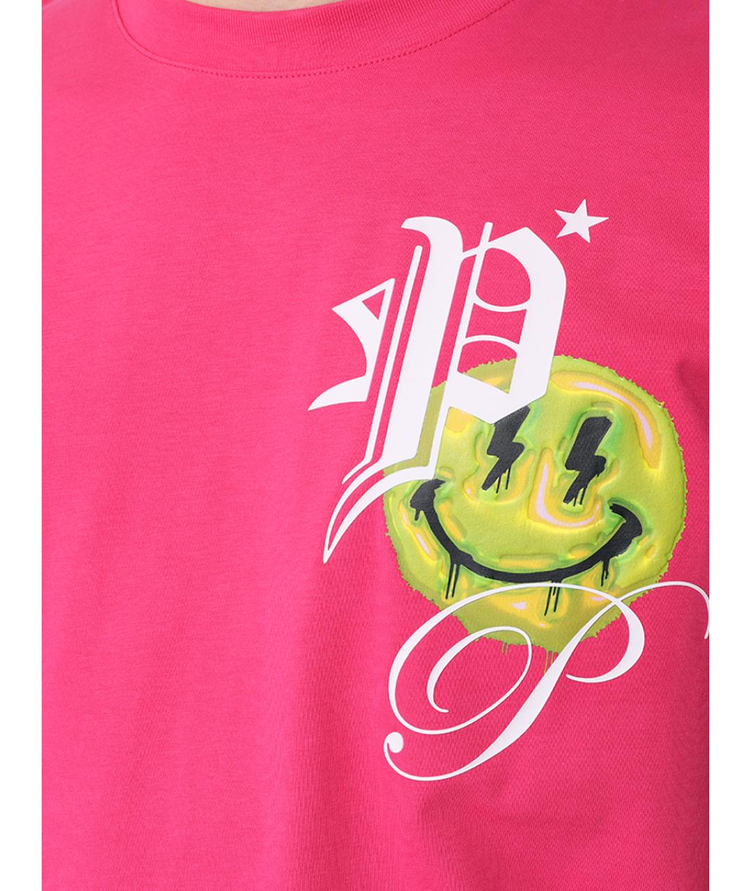PHILIPP PLEIN Розовая футболка, фото 5