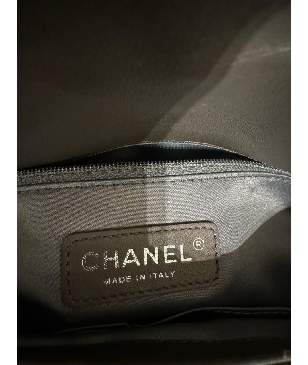 CHANEL PRE-OWNED Золотая сумка через плечо, фото 5