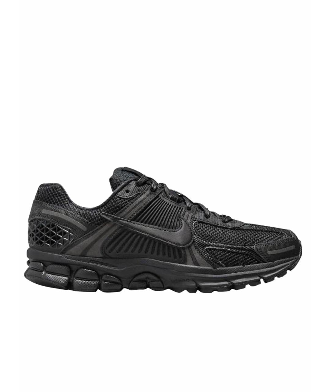 NIKE Черные синтетические низкие кроссовки / кеды, фото 1