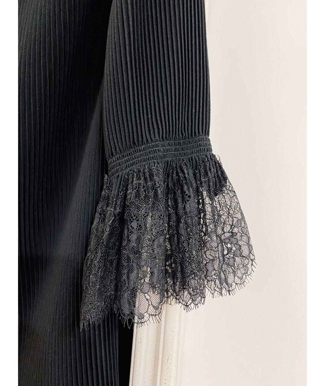 BLUMARINE Черное полиэстеровое коктейльное платье, фото 5