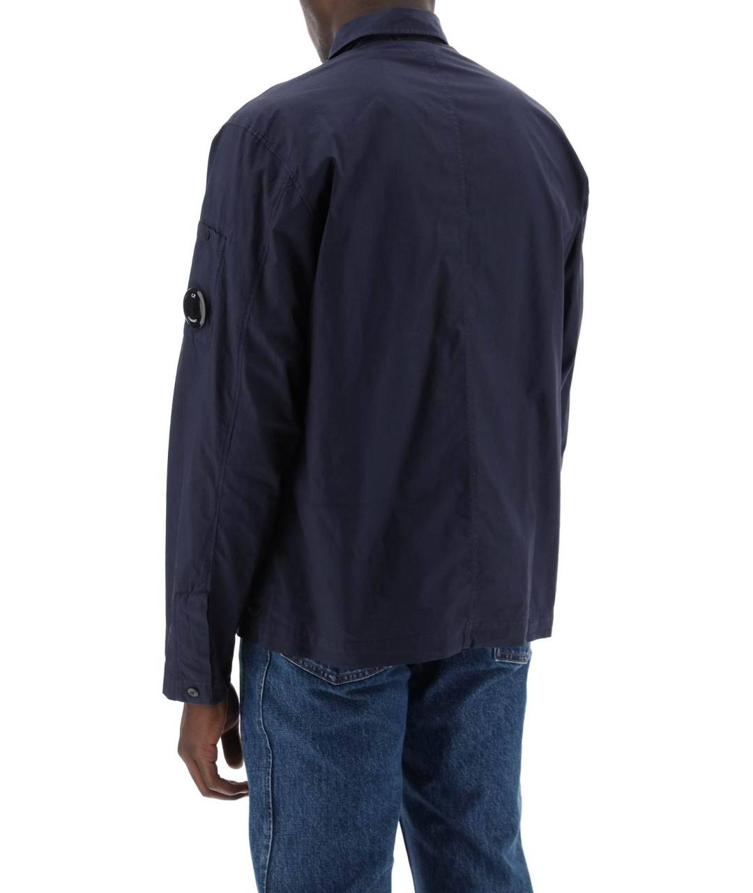 CP COMPANY Темно-синяя хлопковая куртка, фото 5