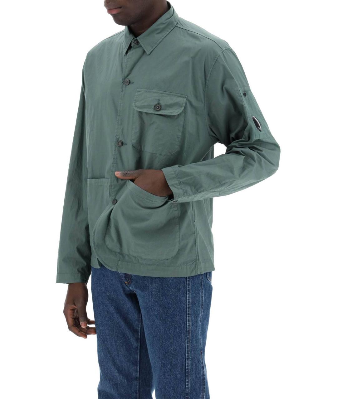 CP COMPANY Зеленая хлопковая куртка, фото 6