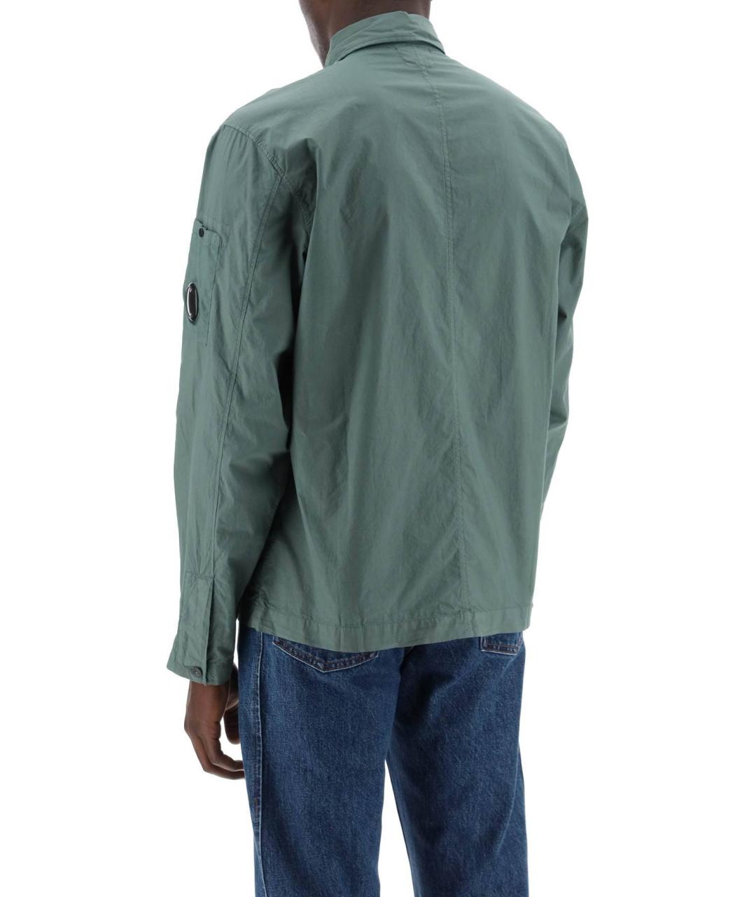CP COMPANY Зеленая хлопковая куртка, фото 5