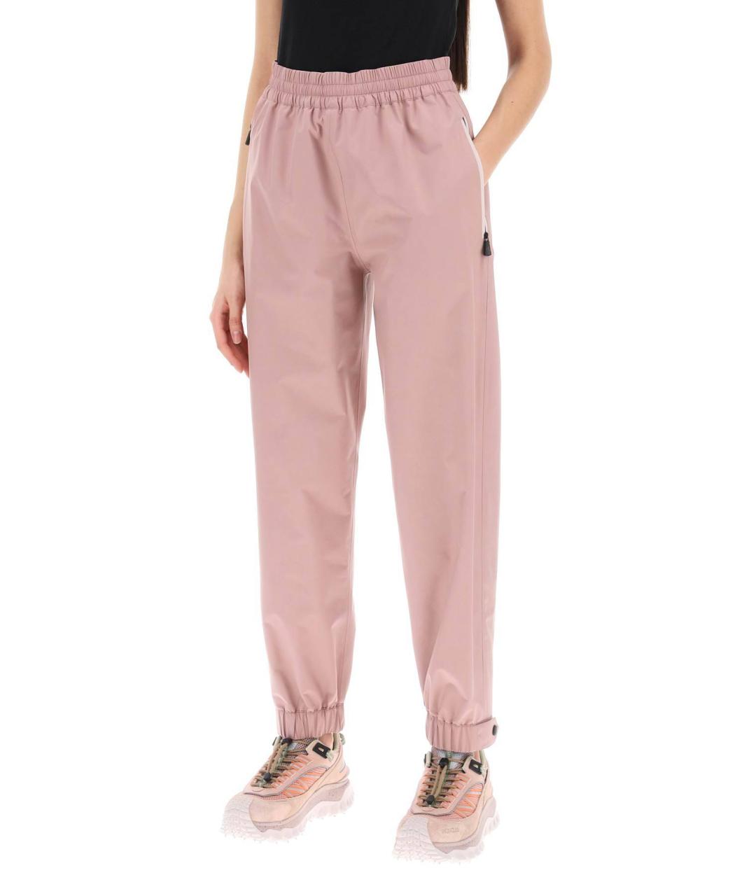 MONCLER GRENOBLE Розовые спортивные брюки и шорты, фото 6