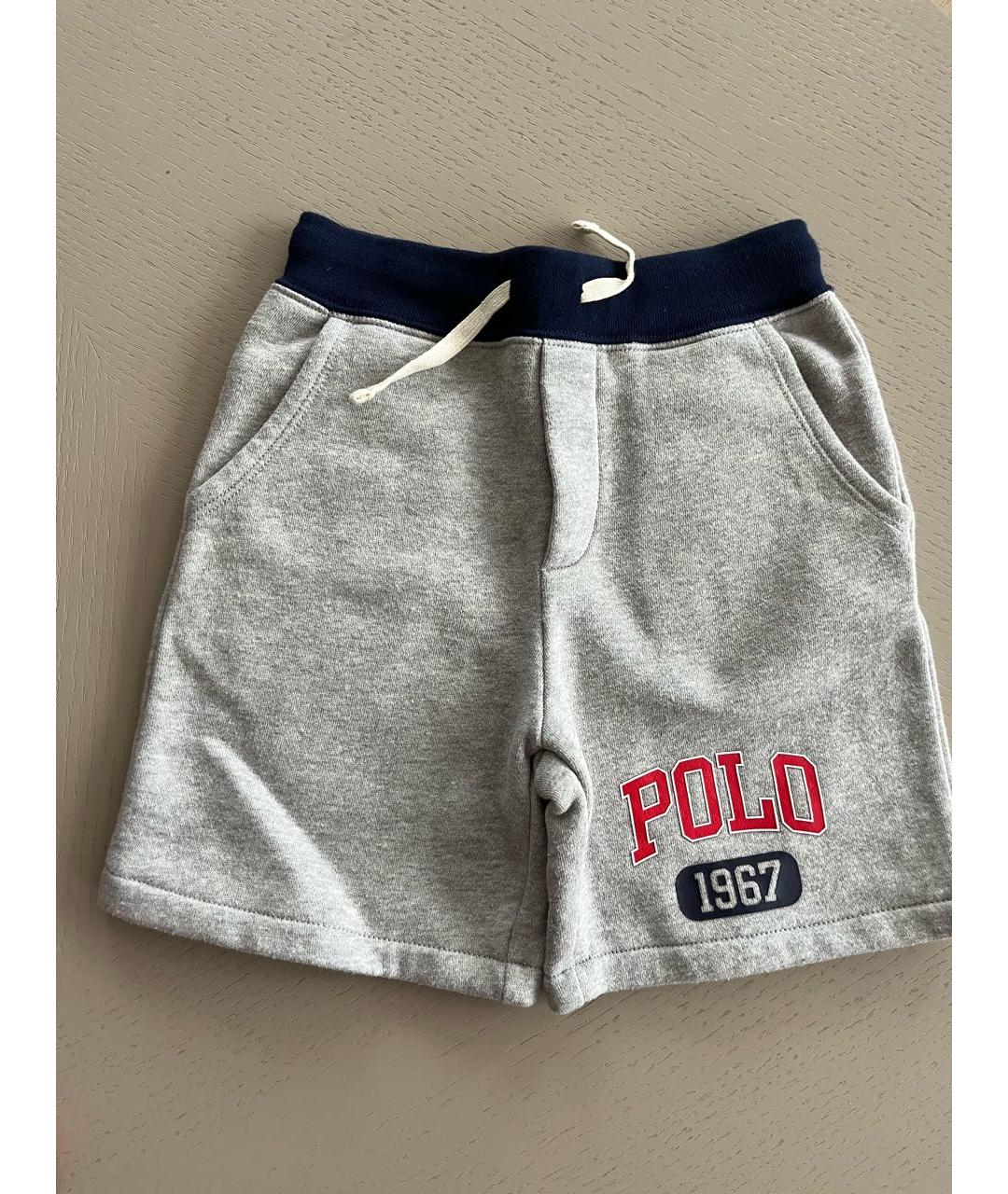 POLO RALPH LAUREN Мульти хлопковые детские шорты, фото 9