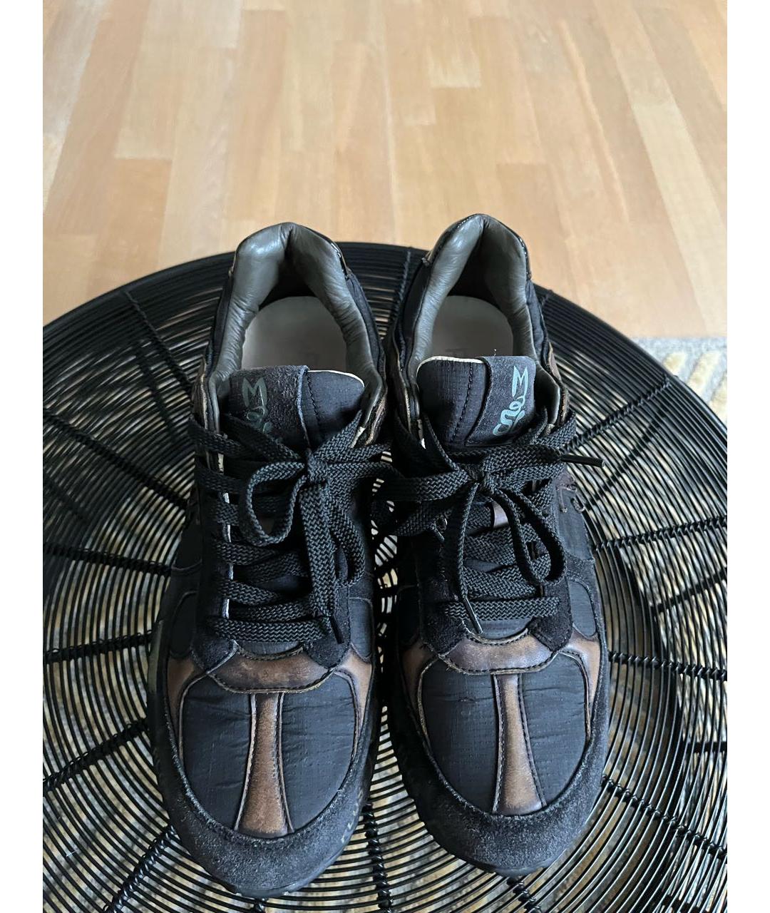 PREMIATA Черные низкие кроссовки / кеды, фото 2