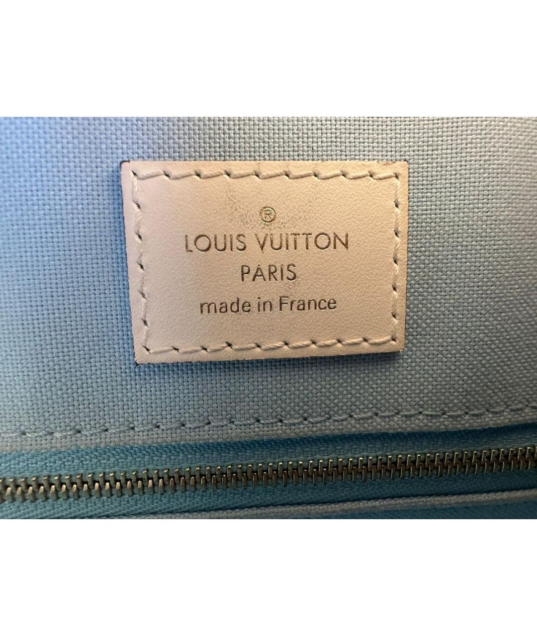 LOUIS VUITTON PRE-OWNED Синяя сумка тоут, фото 7
