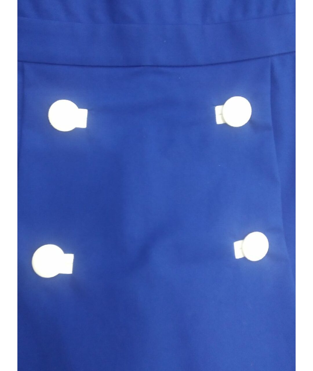 BOUTIQUE MOSCHINO Синее хлопковое повседневное платье, фото 3