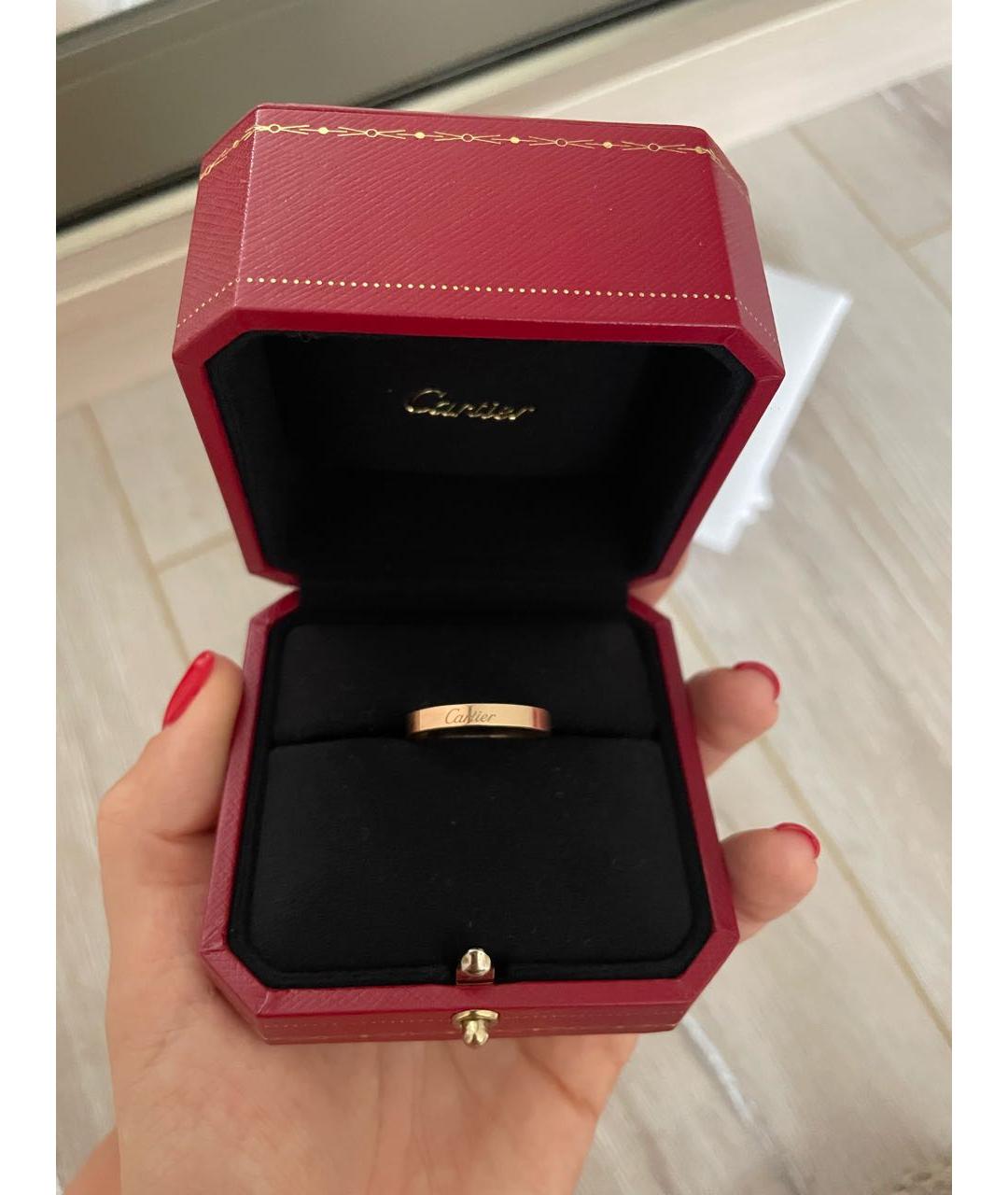 CARTIER Желтое кольцо из розового золота, фото 3