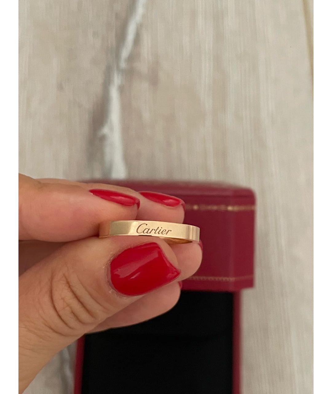 CARTIER Желтое кольцо из розового золота, фото 5