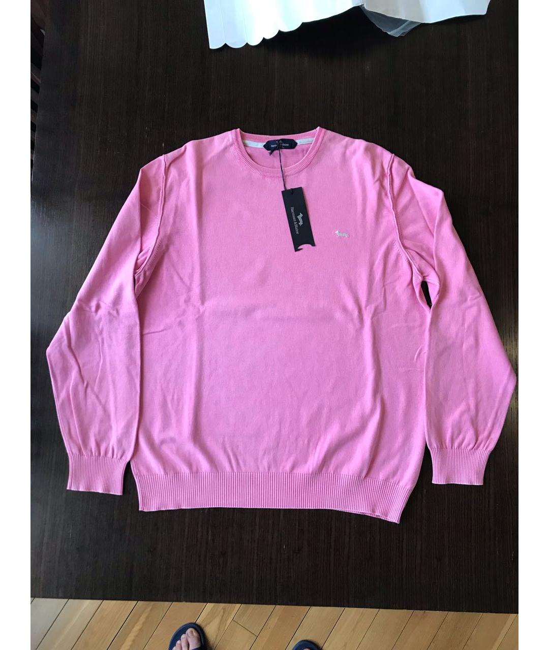 HARMONT & BLAINE JUNIOR Розовый хлопковый джемпер / свитер, фото 9