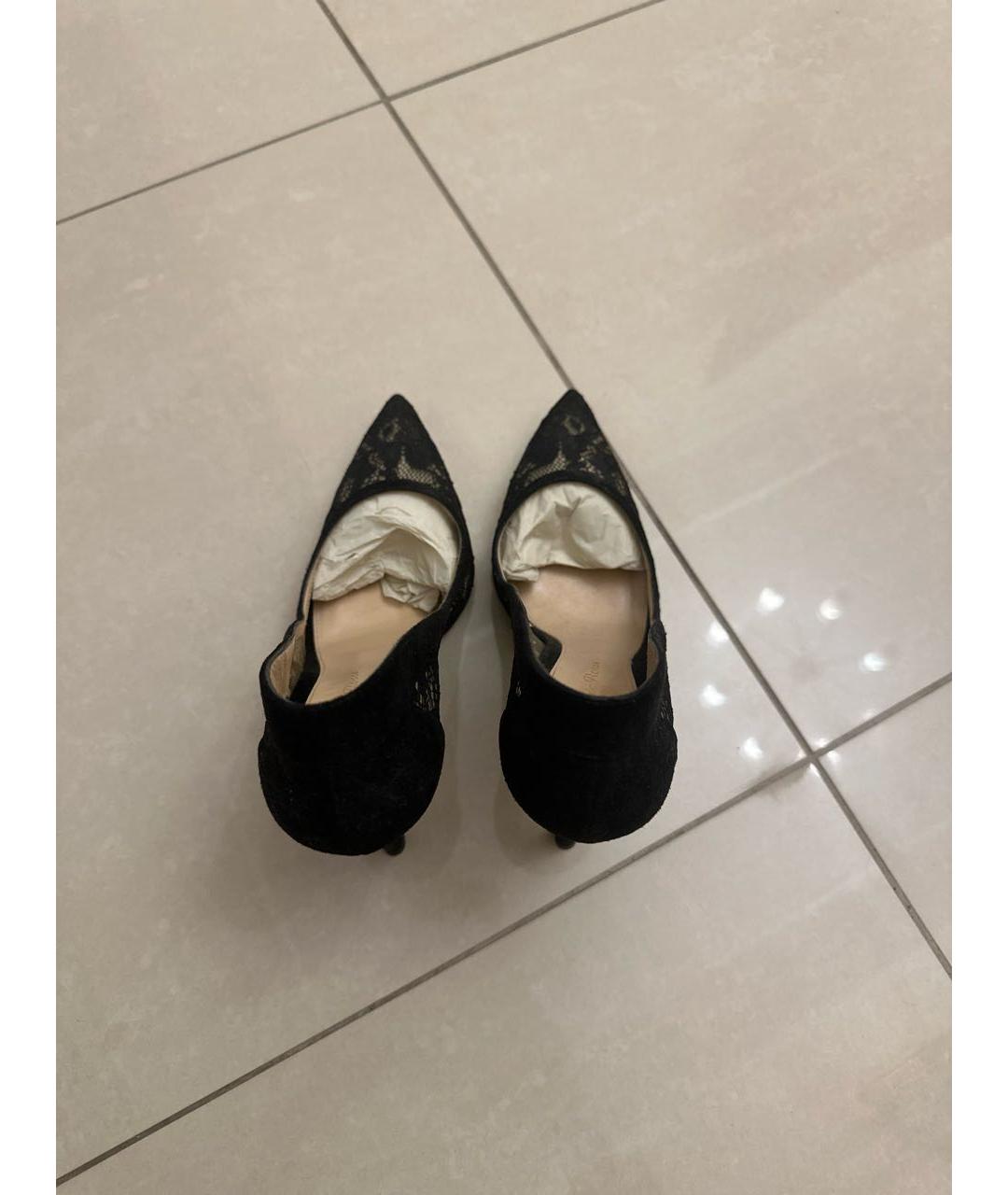 GIANVITO ROSSI Черные текстильные туфли, фото 3