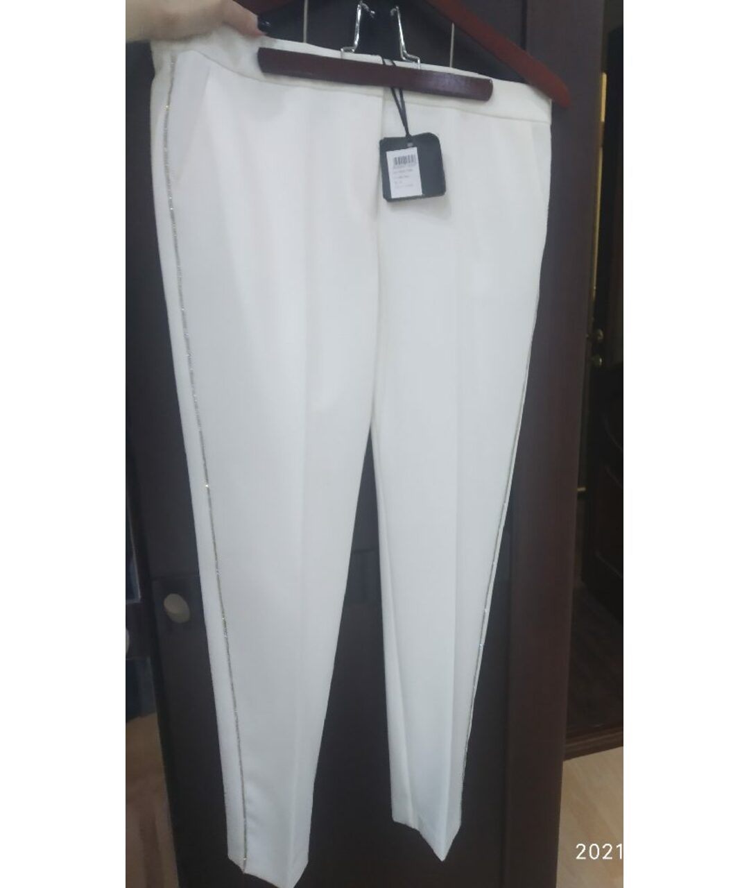 LIU JO Белый ацетатный костюм с брюками, фото 2