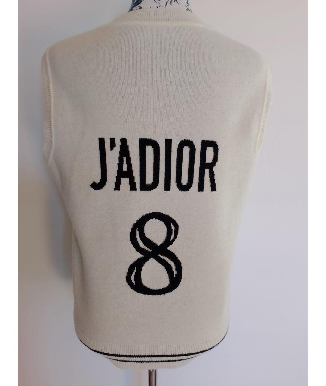 CHRISTIAN DIOR Бежевый кашемировый кардиган, фото 8