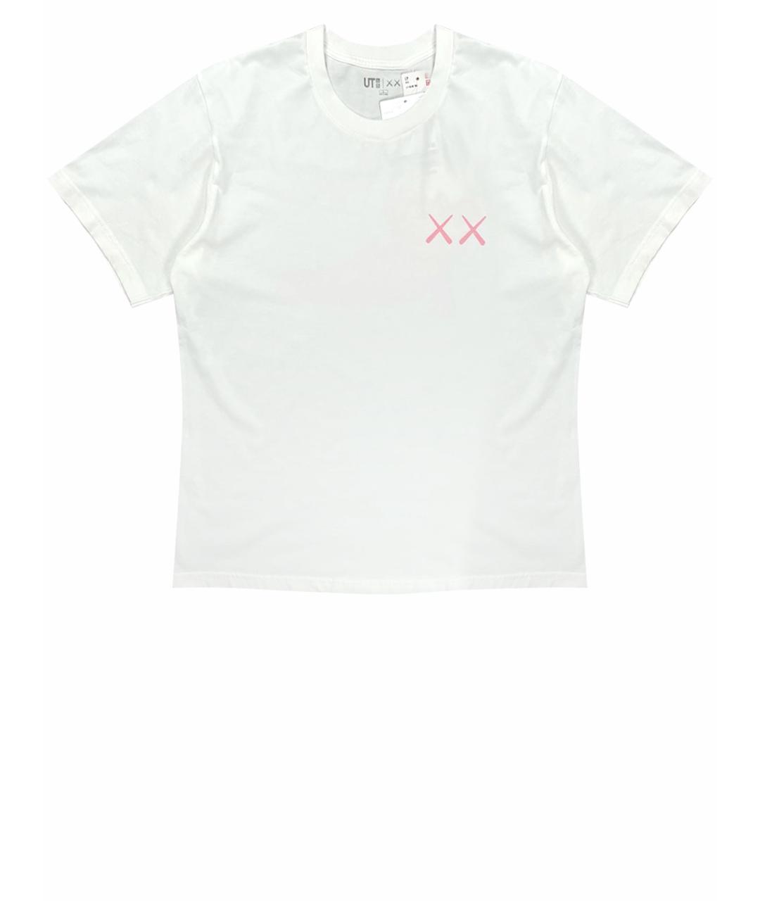 KAWS Белая хлопковая футболка, фото 1