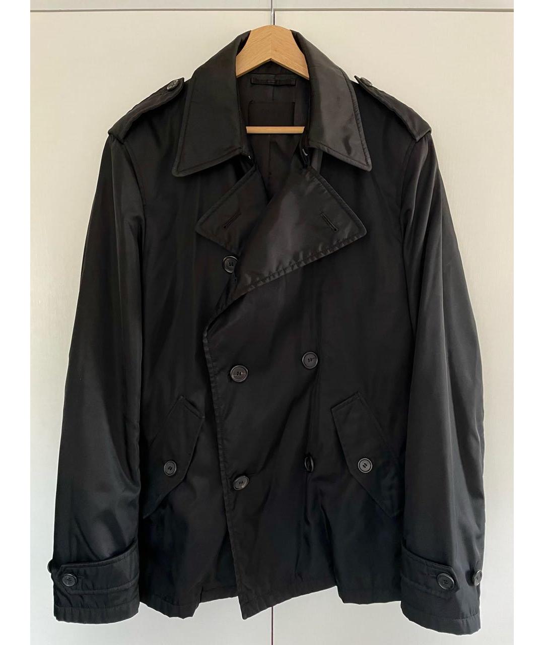 PRADA Черная полиамидовая куртка, фото 9
