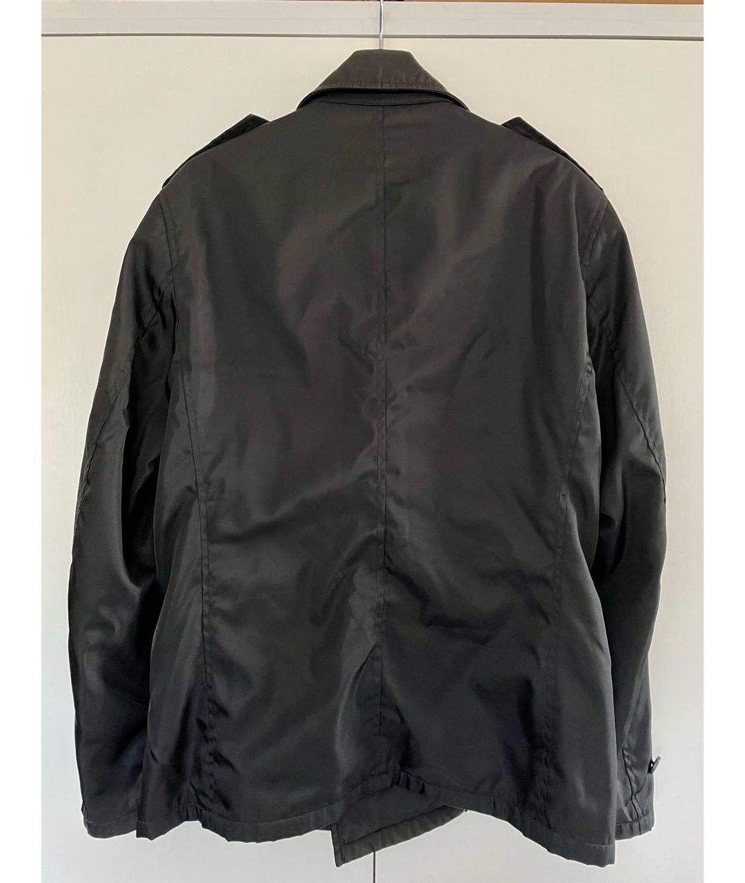 PRADA Черная полиамидовая куртка, фото 2