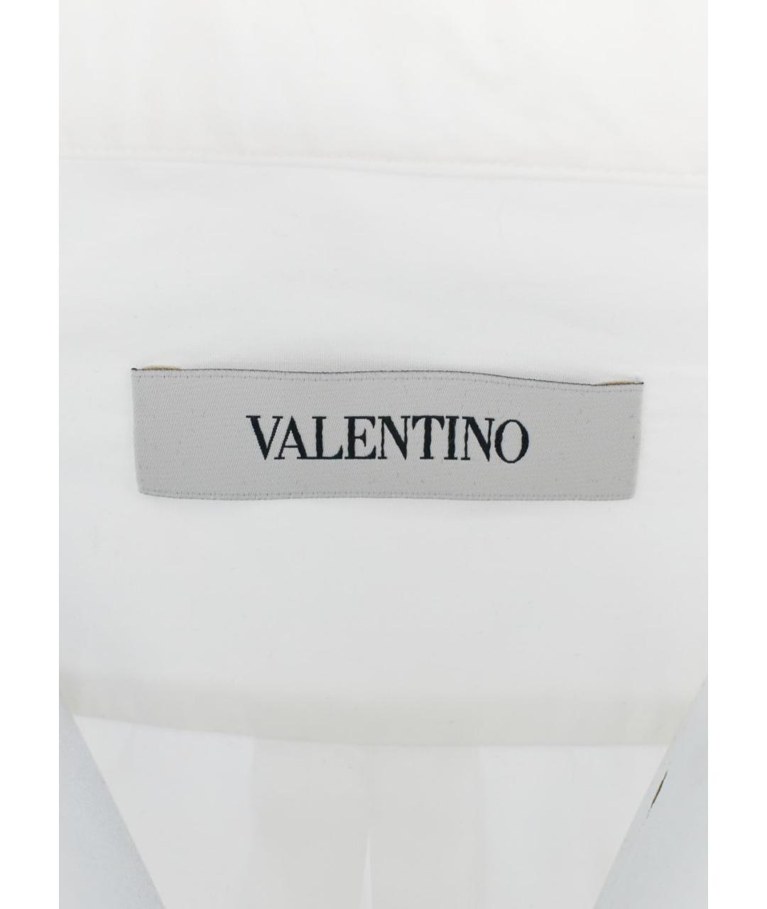 VALENTINO Белая хлопковая рубашка, фото 3