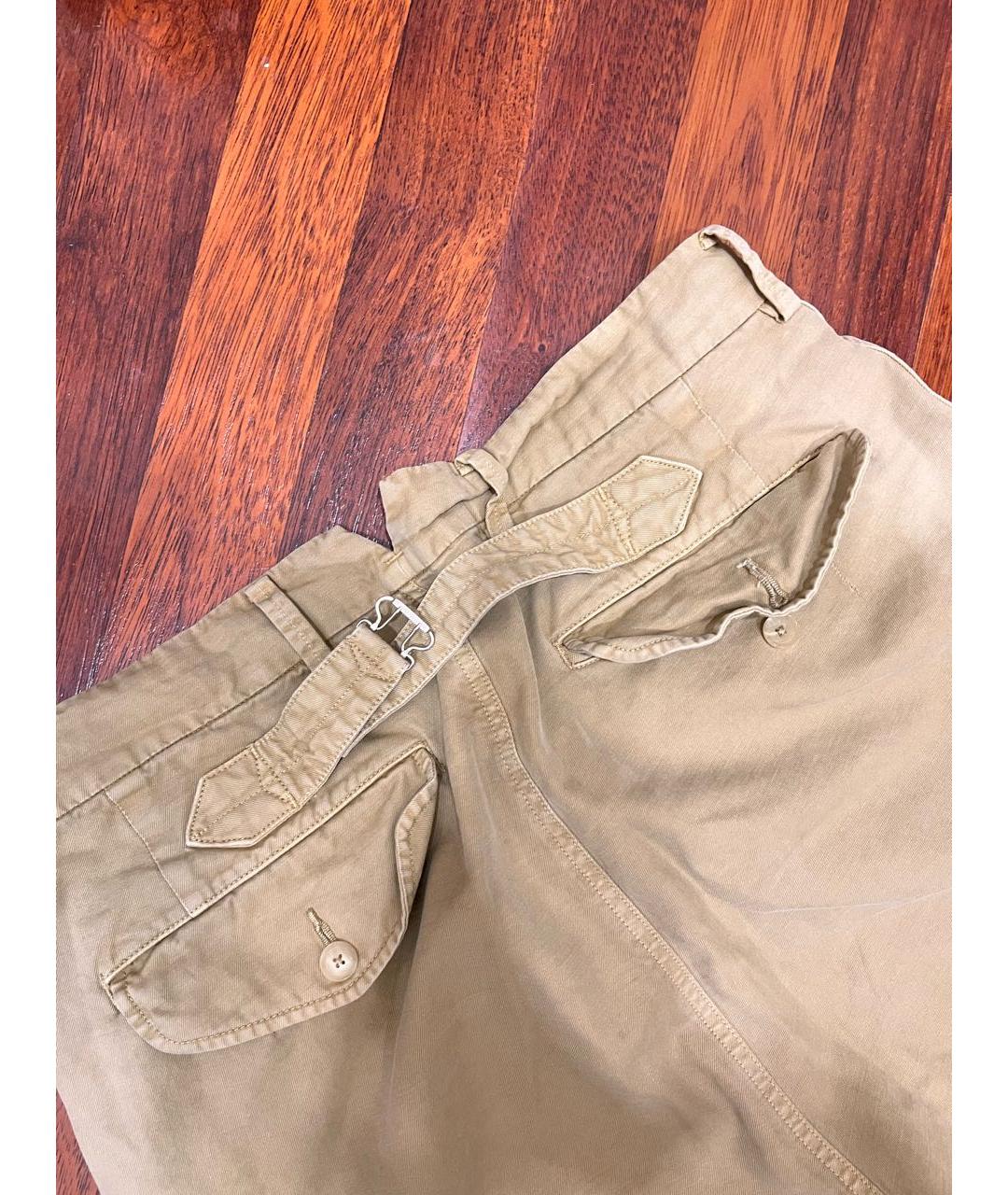 AURALEE Бежевые хлопковые брюки чинос, фото 4