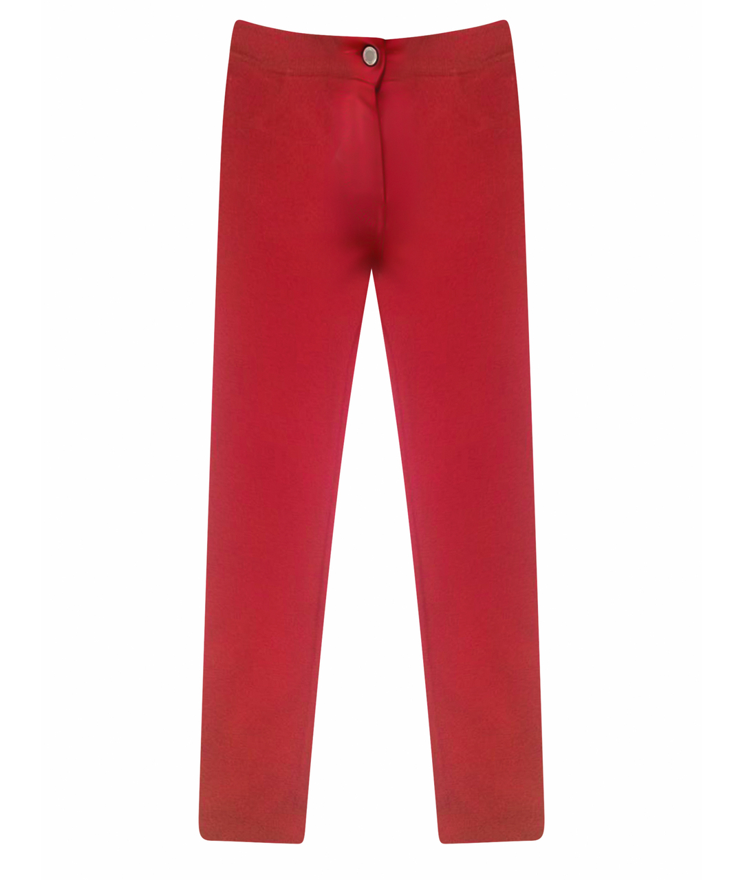 ELISABETTA FRANCHI Красные вискозные брюки узкие, фото 1
