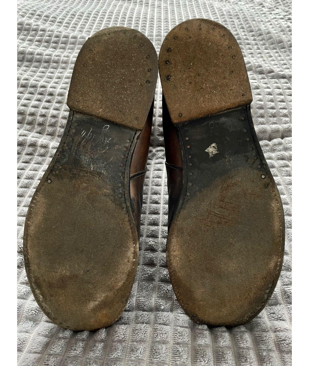 A DICIANNOVEVENTITRE Мульти кожаные высокие ботинки, фото 4
