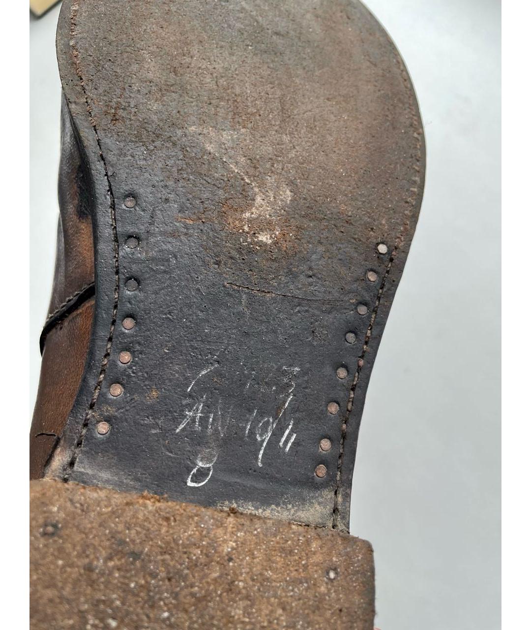 A DICIANNOVEVENTITRE Мульти кожаные высокие ботинки, фото 8