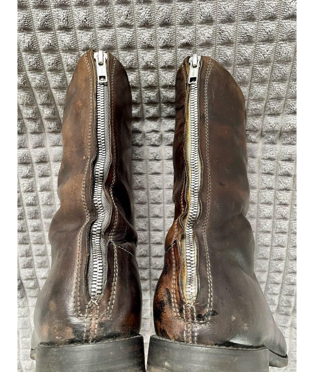 A DICIANNOVEVENTITRE Мульти кожаные высокие ботинки, фото 3