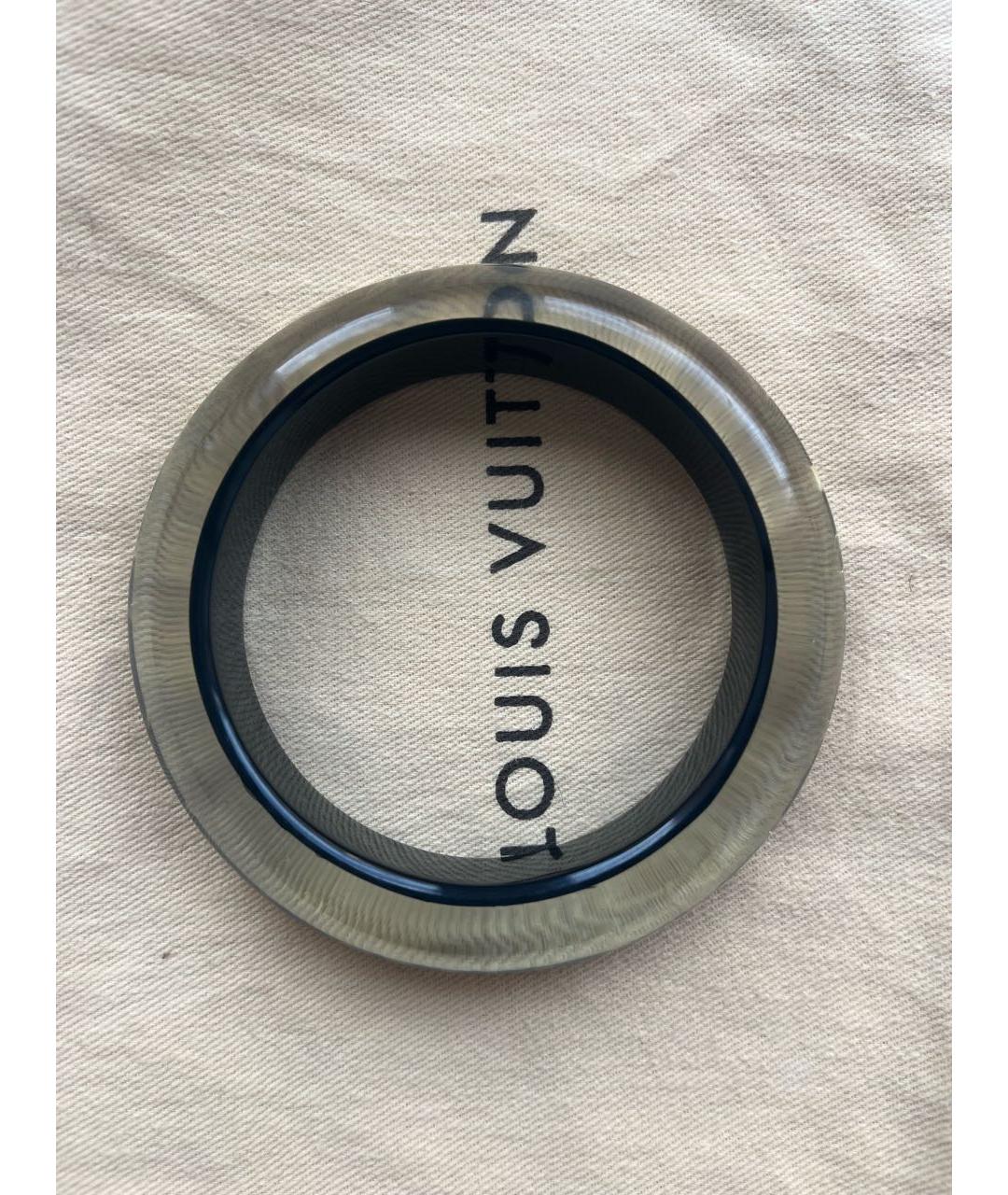 LOUIS VUITTON PRE-OWNED Коричневый пластиковый браслет, фото 3