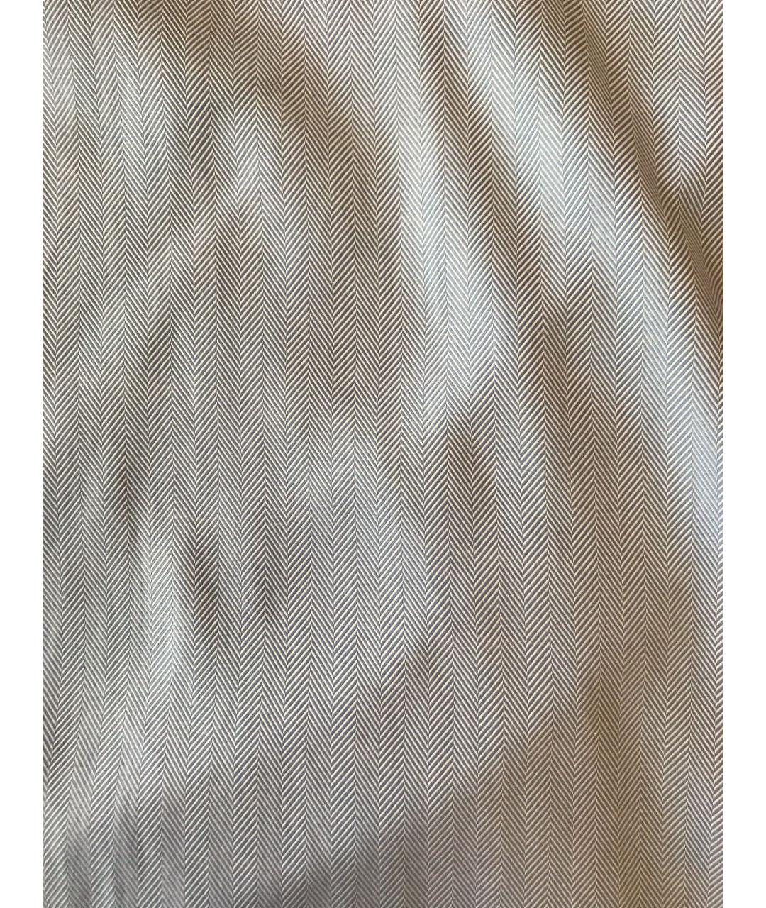 BORRELLI Голубая хлопковая классическая рубашка, фото 3