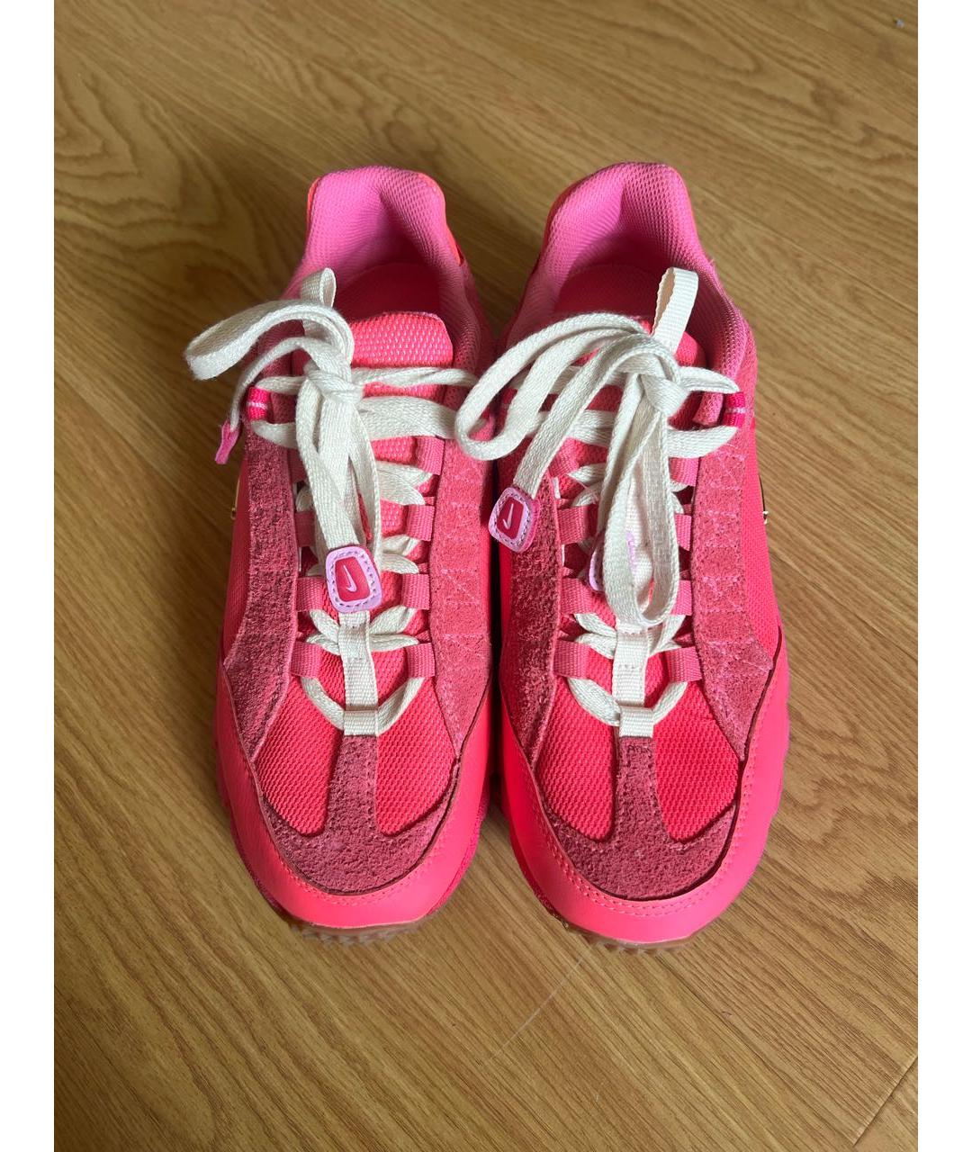 JACQUEMUS Розовые замшевые кроссовки, фото 2