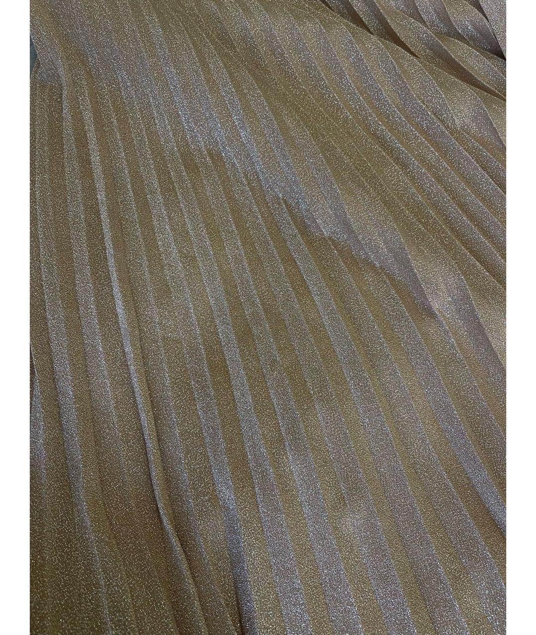 MAX&CO Бежевая полиэстеровая юбка миди, фото 4